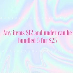 Add 5 items to your bundle and offer me $25!!!